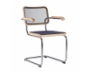 Thonet S 64 N Pure Materials sledestoel met armleuningen es - 1