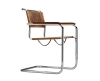 Thonet S 34 Pure Materials sledestoel met armleuningen - 1