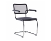 Thonet S 64 N sledestoel met armleuningen beuk - 1