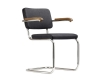 Thonet S 64 PV Pure Materials sledestoel met armleuningen walnoot - 1