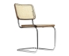 Thonet S 32 V Pure Materials sledestoel met vlechtwerk - 1