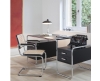 Thonet S 64 V sledestoel met armleuningen met vlechtwerk - 2