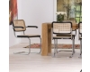 Thonet S 64 V sledestoel met armleuningen met vlechtwerk - 4