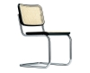 Thonet S 32 V sledestoel met vlechtwerk - 1