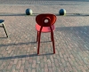 Zanotta 2052 Elipse eetkamerstoel rood - 3