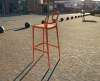Green Etoile Bar, barkruk P103 Orange - 4
