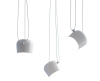 Flos Aim Small hanglamp set van 3 LED wit - 1