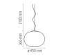 Flos Glo-ball S2 hanglamp - 3