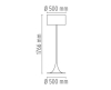 Flos Spun Light F vloerlamp - 3