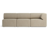 Menu Eave Modular bank, 86 (3 Seater) - 64