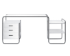 Thonet S 285 wit essen bureau - 1