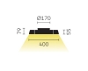 Belux Koi-Q LED - Plafondlamp - 4