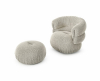 Bretz Balaao A104 Salt and pepper fauteuil - 1