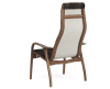 Swedese Lamino Fauteuil walnotenhout naturel gelakt - 3