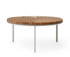 Vipp 716 Open-Air Teak Coffee salontafel Ø90 - 1