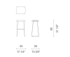 Cappellini hi Pad Stool Barkruk - HP_12 - 2