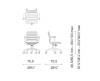 Cappellini Lotus Bureaustoel - LS_35CBR - 4