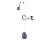 Cappellini Blue Kandelaar groot - PO_1703 - 2