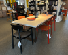Janua SC 25 tafel in massief essen wit gelakt - 3