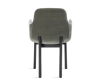 Freifrau Leya armleunstoel hoog houten frame - 4