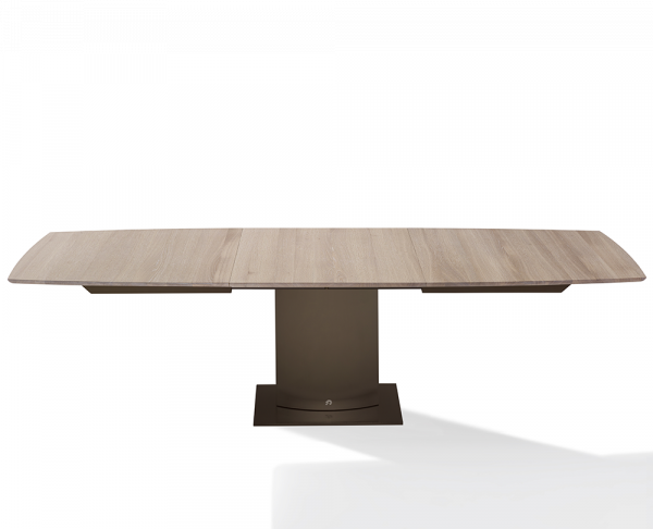 1224 Adler 2 tafel in massief eiken sokkel 6 | Gerritsma Interieur