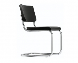 Thonet S 32 PV sledestoel leder van Thonet
