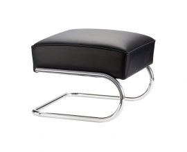 Thonet S 411 H kruk leer van Thonet