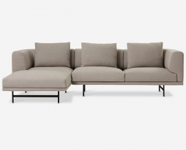 Vipp 632 Chimney 3-zits bank (met chaise lounge) van Vipp