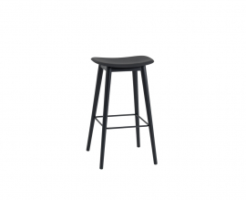 Muuto Fiber Wood barkruk (75 cm) van Muuto