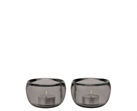 Stelton Ora windlicht (2 stuks) smoke van Stelton