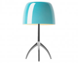 Foscarini Lumiere Grande tafellamp met dimmer en aluminium onderstel van Foscarini