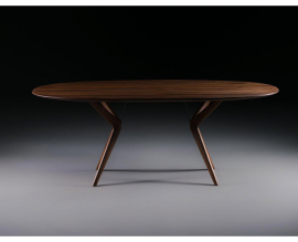 Artisan Lakri ovale eettafel (notenhout) van Artisan
