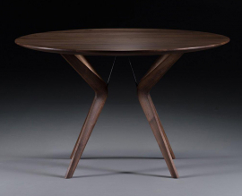Artisan Lakri ronde eettafel (notenhout) van Artisan