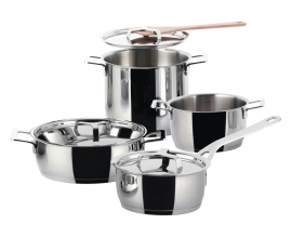 Alessi Pots&Pans pots and pans set 7 stuks van Alessi