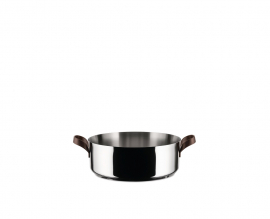 Alessi Edo lage braadpan met twee handvatten van Alessi