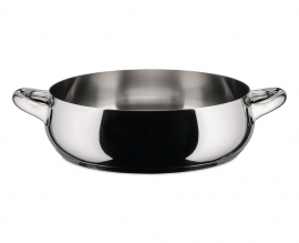 Alessi Mami lage braadpan met twee handvatten van Alessi