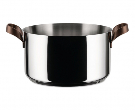 Alessi Edo braadpan met twee handvatten van Alessi