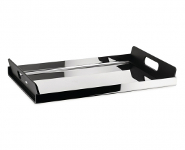 Alessi Vassily rechthoekig dienblad met handvaten van Alessi