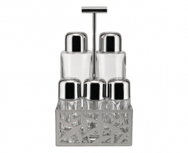 Alessi CACTUS! kruidenset: olie, azijn, zout, peper en kruiden van Alessi