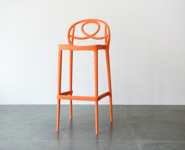 Green Etoile barkruk hoog (Oranje) van 