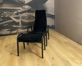 Swedese Lamino fauteuil met voetenbank van 