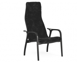 Swedese Lamino Fauteuil zwart gebeitst eikenhout van Swedese