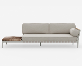 Vipp 720 Open-Air Bank met open einde van Vipp