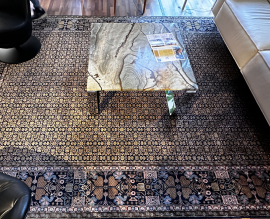 Ghom Kaschmir gesigneerd tapijt zijde & wol van 