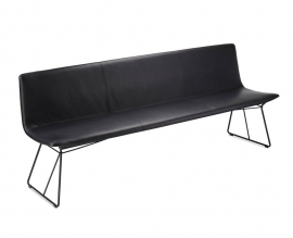 Freifrau Amelie Eetbank stalen draadonderstel van Freifrau