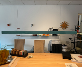 ANOUR I-Model Cordless oxidised copper hanglamp van 