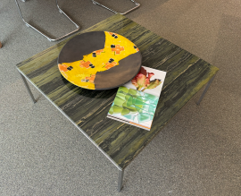 Draenert 1213 salontafel in steen verde bamboo van Draenert