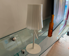 Foscarini Birdie Piccola tafellamp wit van Foscarini