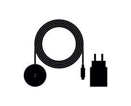 GRAU USB-C (kabel) + Netzstecker Parrot (netadapter) van GRAU