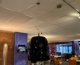 Prandina Notte S7 zwart/goud hanglamp van